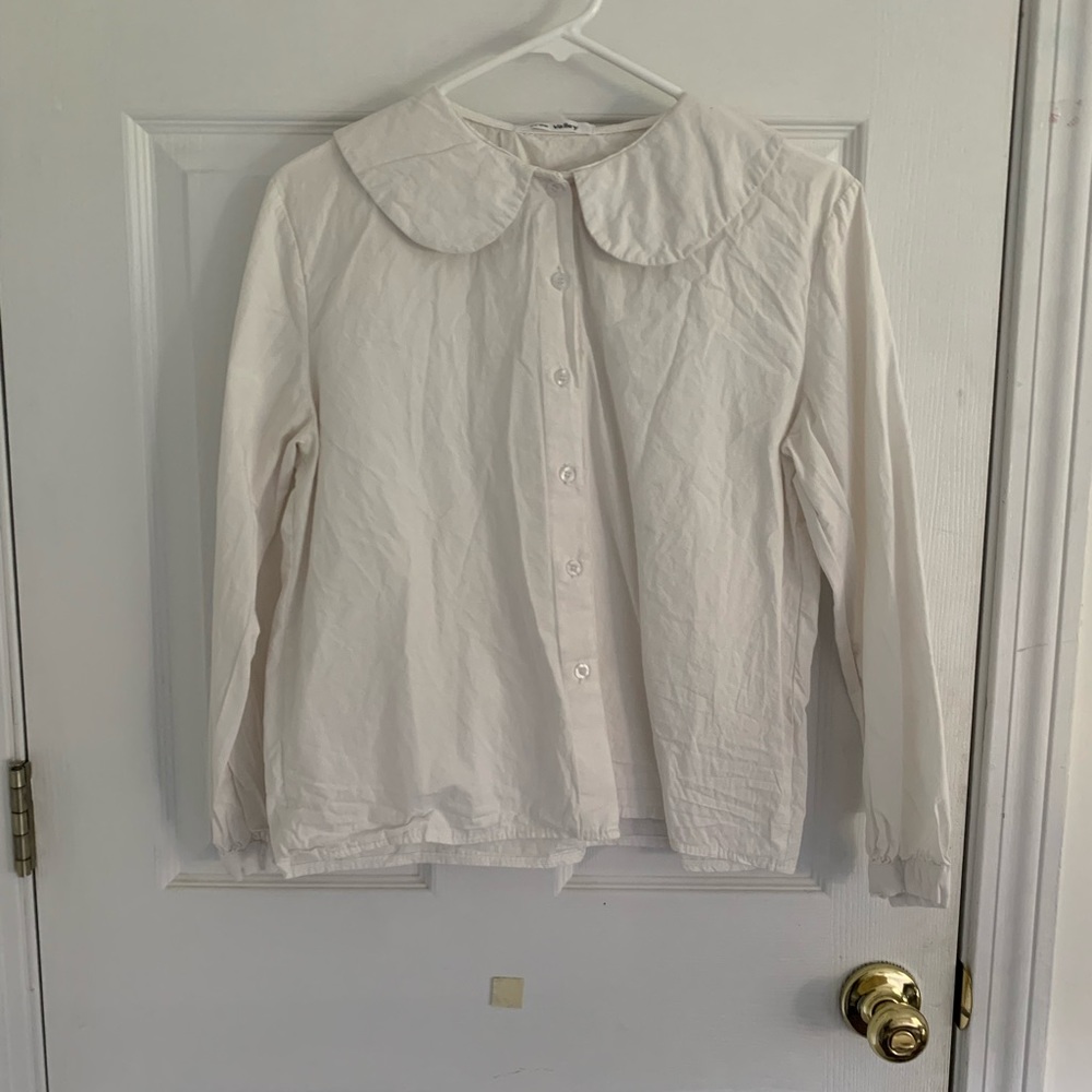 peter pan collar blouse
